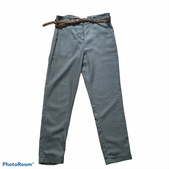 HAVE Women's Capri Olive Green Pants NWOT Sz S - Picture 3 of 7